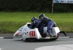 Roger Stockton/Peter Alton at Signpost Corner, Onchan.