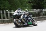 Rico Penzkofer approaching Braddan Bridge.