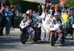 Paul Dobbs (49) at the TT Grandstand, Douglas.