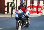 James Muir at the TT Grandstand, Douglas.