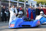 Alan Warner/Neil Wheatley at the TT Grandstand, Douglas.