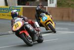 Simon Perkin (number 15) at Quarterbridge, Douglas.