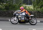 Roy Richardson approaching Quarterbridge, Douglas.