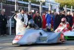 Wal Saunders/Eddy Kiff at the TT Grandstand, Douglas.