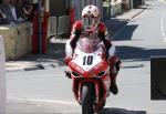 Steve Plater at Parliament Square, Ramsey (joining the marshals).