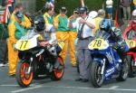 Darren Read (number 77) at Start Line, Douglas.