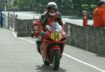 Gary Carswell at TT Grandstand, Douglas.