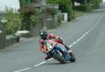 Guy Martin approaching Sulby Bridge.