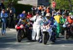 Patrick Van Gils (82) at the TT Grandstand, Douglas.