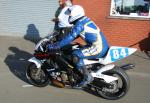 Alan Chamley at the TT Grandstand, Douglas.