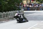 Bruce Anstey approaching Braddan Bridge.