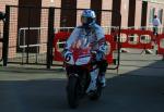 Martin Finnegan at the TT Grandstand, Douglas.