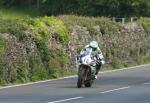 Conor Cummins leaving Tower Bends, Ramsey.