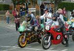 Phil Hickey (71) during practice, leaving the Grandstand, Douglas.