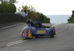 Tony Elmer/Darren Marshall at Signpost Corner, Onchan.
