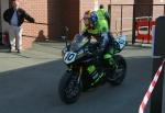 Raymond Porter at the TT Grandstand, Douglas.