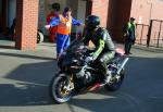 Simon Bryant at the TT Grandstand, Douglas.