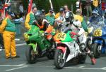 Gene Dalzell (number 103) at Start Line, Douglas.