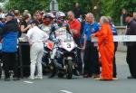 Adrian Archibald at Start Line, Douglas.