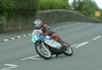 Don Leeson at Signpost Corner, Onchan.