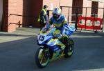 Fabrice Miguet at the TT Grandstand, Douglas.