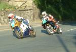 John McGuinness (behind) at Ballacraine, St John's.