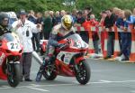 Kenneth McCrea at the TT Grandstand, Douglas.