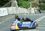 Tony Elmer/Darren Marshall on Braddan Bridge, Douglas.