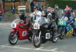 Steven Gibbs (40) at the Practice Start Line, Douglas.