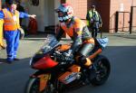 Gavin Bell at the TT Grandstand, Douglas.