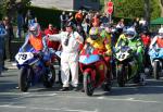 Alan Bennie (38) at the TT Grandstand, Douglas.