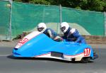 Rod Bellas/Geoff Knight at Braddan Bridge.