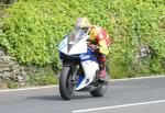 Alan Bennie leaving Tower Bends, Ramsey.