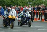 Walter Cordoba at the TT Grandstand, Douglas.