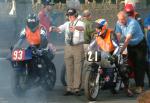 Sam Kinkead (number 21) at Start Line, Douglas.