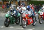 Andy Reynolds (30) at the Practice Start Line, Douglas.