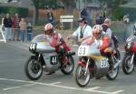 Keith Dixon (44) leaving the Practice Start Line, Douglas.