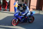 Chris Heath at the TT Grandstand, Douglas.