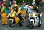 Colin Clark (number 109) at Start Line, Douglas.