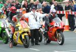 Victor Gilmore (number 43) at Start Line, Douglas.