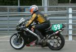 Julian Bull at the TT Grandstand, Douglas.