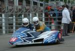 John Holden/Jamie Winn at the TT Grandstand, Douglas.