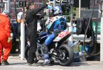 David Vieider in the pits, Douglas.