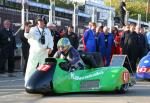 Claude Montagnier/Laurent Seyeux at the TT Grandstand, Douglas.