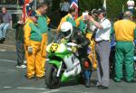 Baz Kirk at Start Line, Douglas.