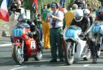 Dave Madsen-Mygdal (on left) at Start Line, Douglas.