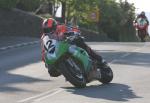 Ryan Farquhar at Signpost Corner, Onchan.