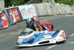 Max Venus/Paul Sanderson on Braddan Bridge, Douglas.