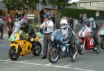 Alan Oversby (6) during practice, leaving the Grandstand, Douglas.