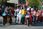 Richard 'Bessie' Bairstow (82) at the TT Grandstand, Douglas.